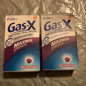 2 Boxes Gas-X Maximum Strength  30 SoftGels in each Box